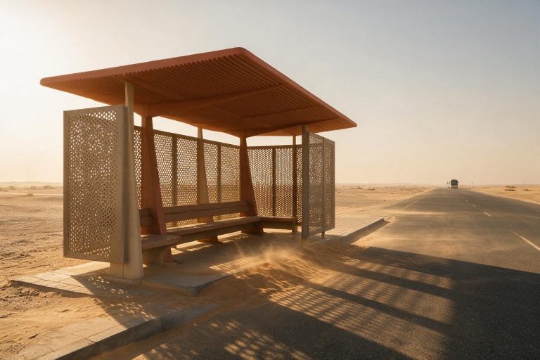 Seedream 5.0 Pro: Desert Transit Pavilion
