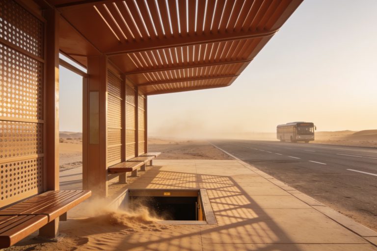Seedream 4.5: Desert Transit Pavilion