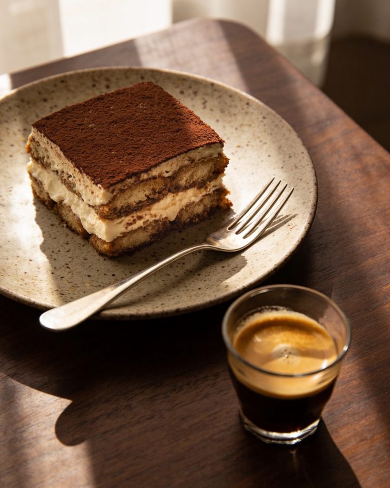 Seedream 4.5: Espresso Tiramisu Slice
