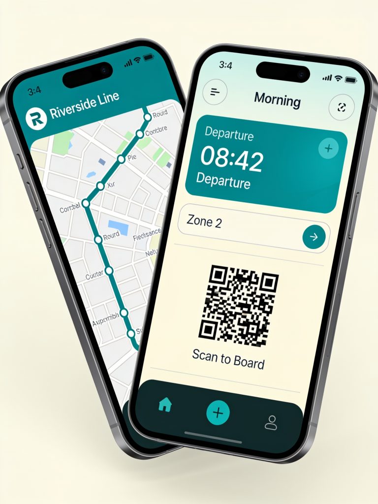 Seedream 4.5: Metro Ticket Interface