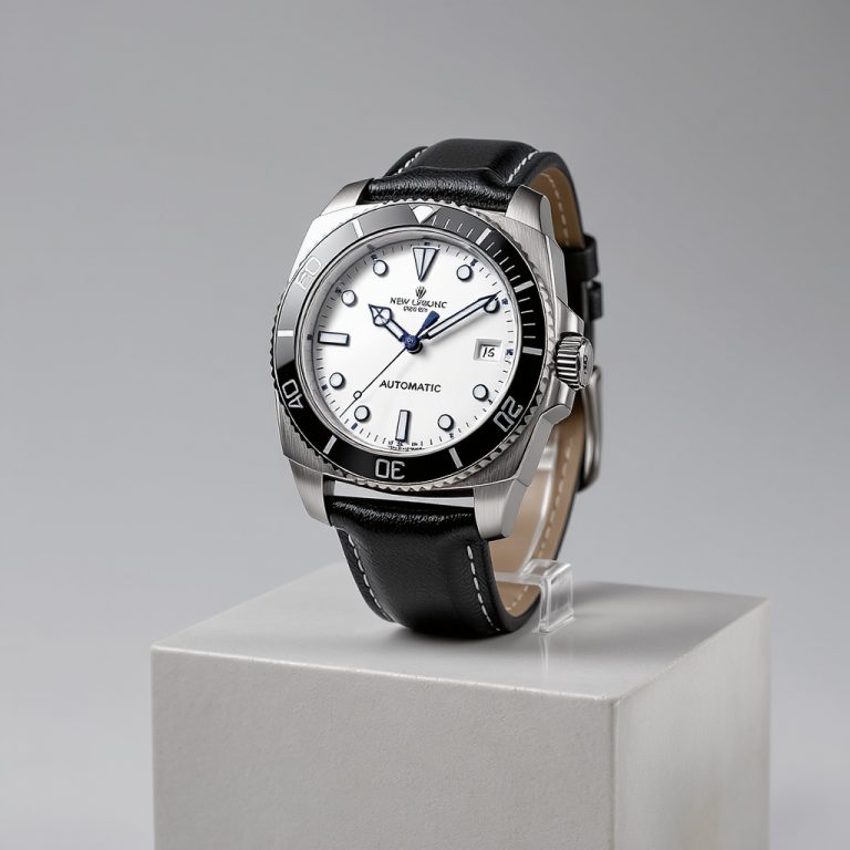 FLUX 1.1 Pro Ultra: Chrome Watch Packshot