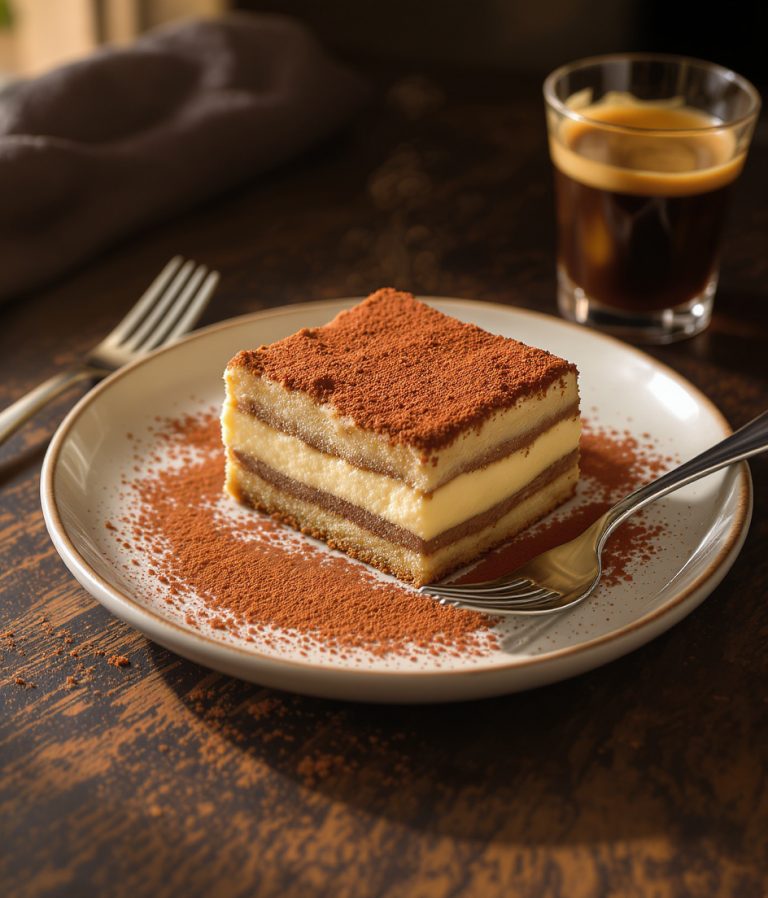 FLUX 1.1 Pro Ultra: Espresso Tiramisu Slice