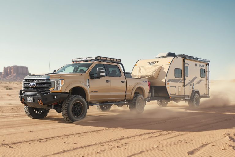 FLUX 1.1 Pro Ultra: Desert Tow Rig