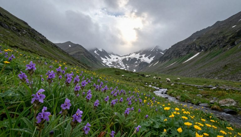 P-Image: Alpine Wildflower Valley
