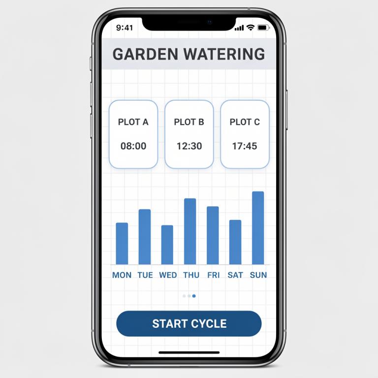 FLUX.2 Pro: Garden Watering Dashboard