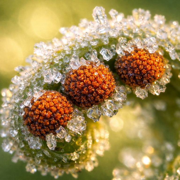 GPT Image 1.5: Frosted Fern Spores