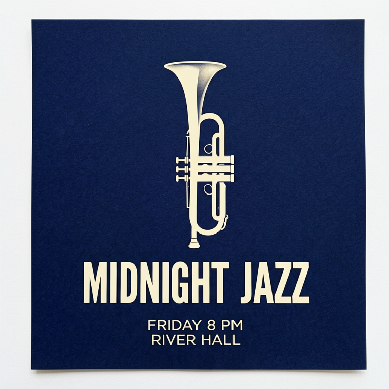 ERNIE Image: Midnight Jazz Poster