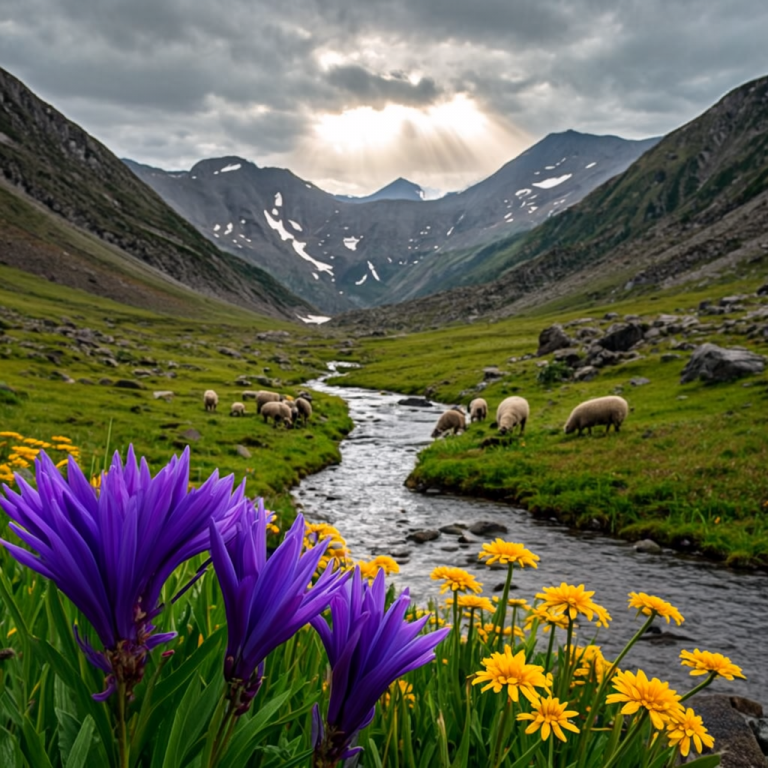 GLM Image: Alpine Wildflower Valley