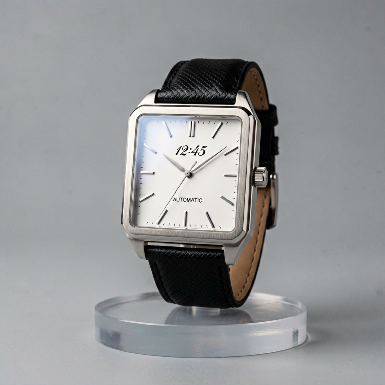 ERNIE Image Turbo: Chrome Watch Packshot