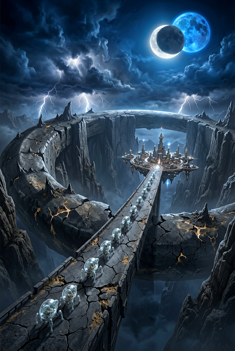ERNIE Image Turbo: Ringworld Storm Caravan