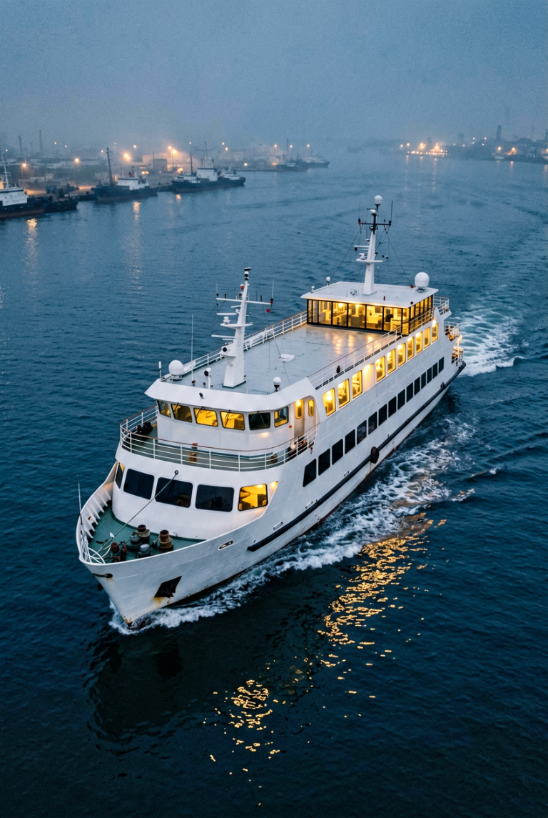 ERNIE Image Turbo: Night Ferry Deck