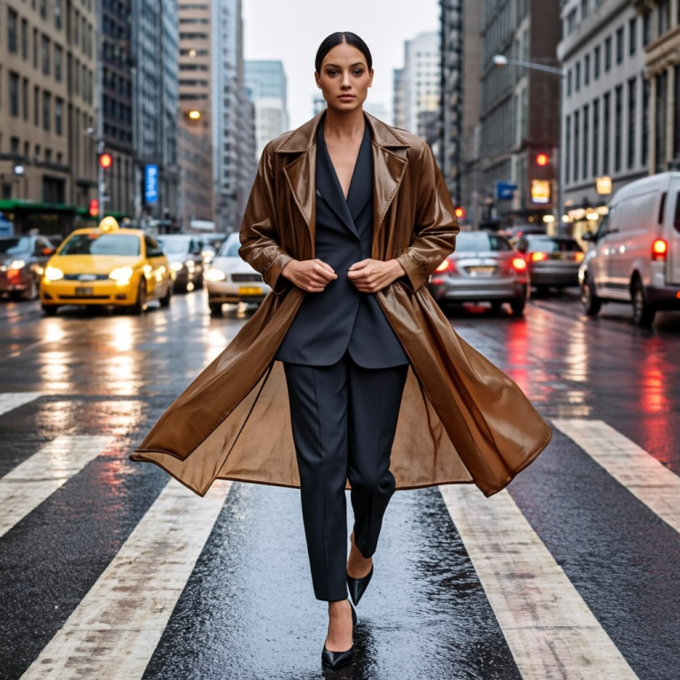GLM Image: Raincoat Street Editorial