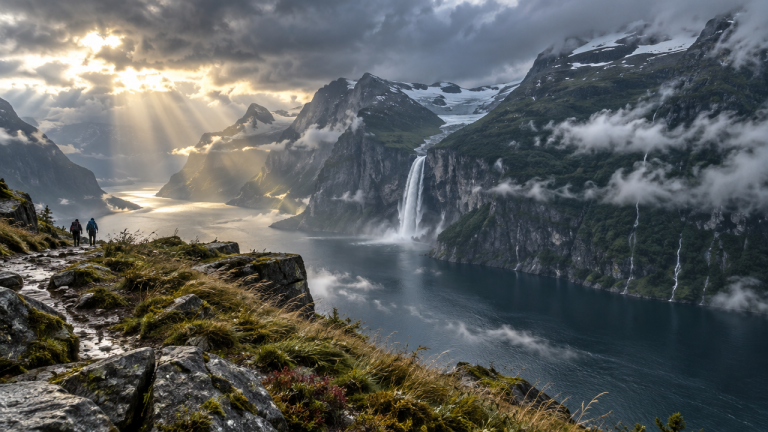 GPT Image 2.5 Sunburst: Stormbreak Fjord Overlook