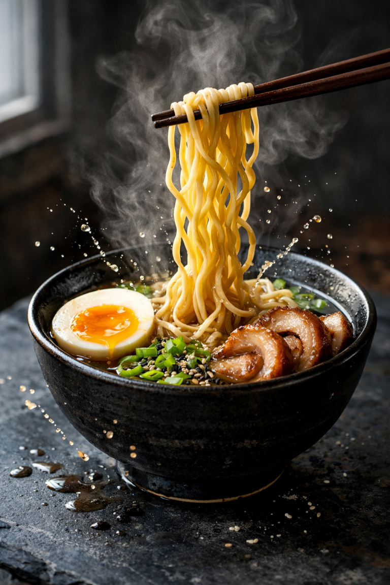 GPT Image 1.5: Pouring Ramen Bowl