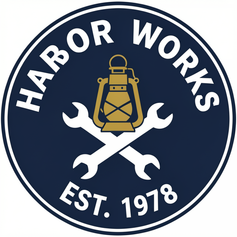 FLUX.2 Klein 9B: Harbor Lantern Emblem