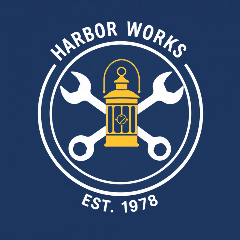 FLUX.1 Schnell: Harbor Lantern Emblem
