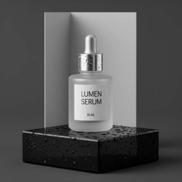 FLUX.2 Dev: Lumen Serum Packshot