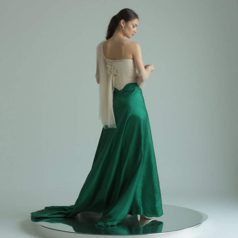 Hunyuan FLUX SRPO: Mirrored Satin Turn
