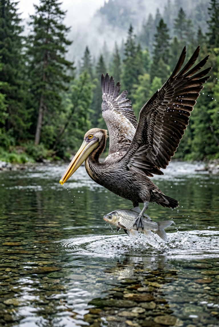 ERNIE Image Turbo: Osprey River Catch