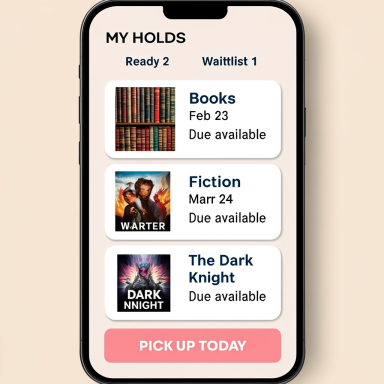 GLM Image: Library Hold App