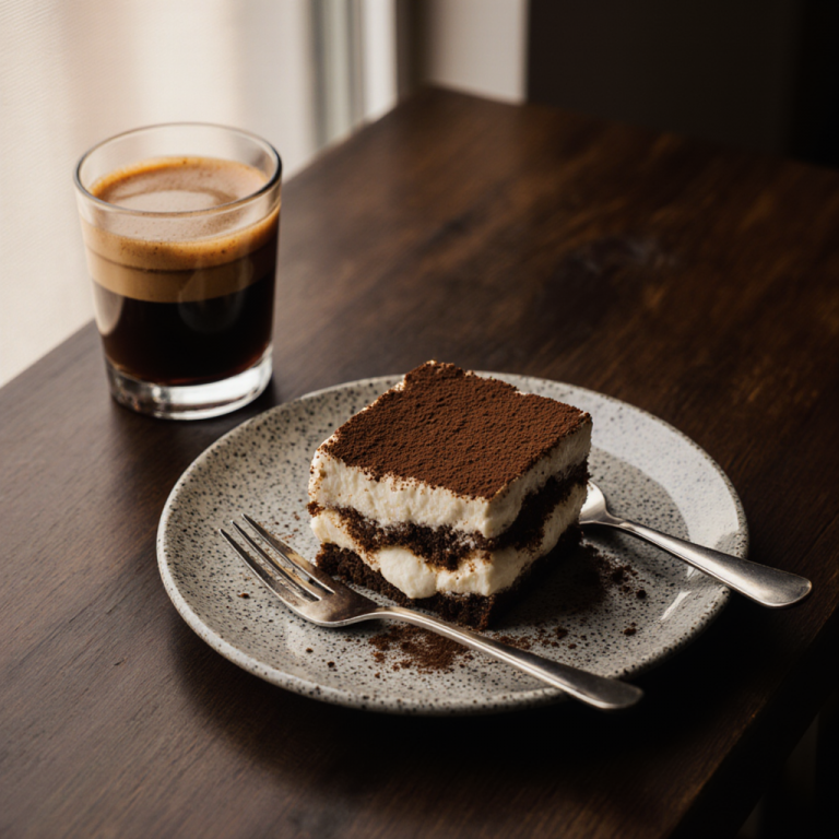 FLUX.1 Krea Dev: Espresso Tiramisu Slice