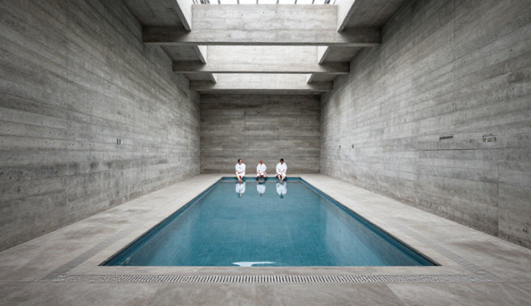Z-Image Turbo: Brutalist Bathhouse Interior