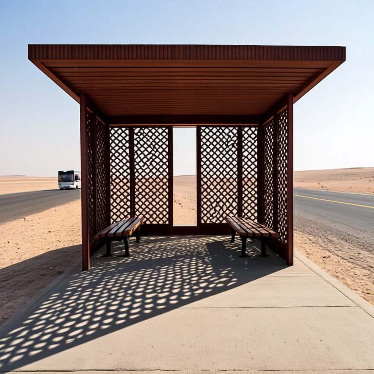 GLM Image: Desert Transit Pavilion
