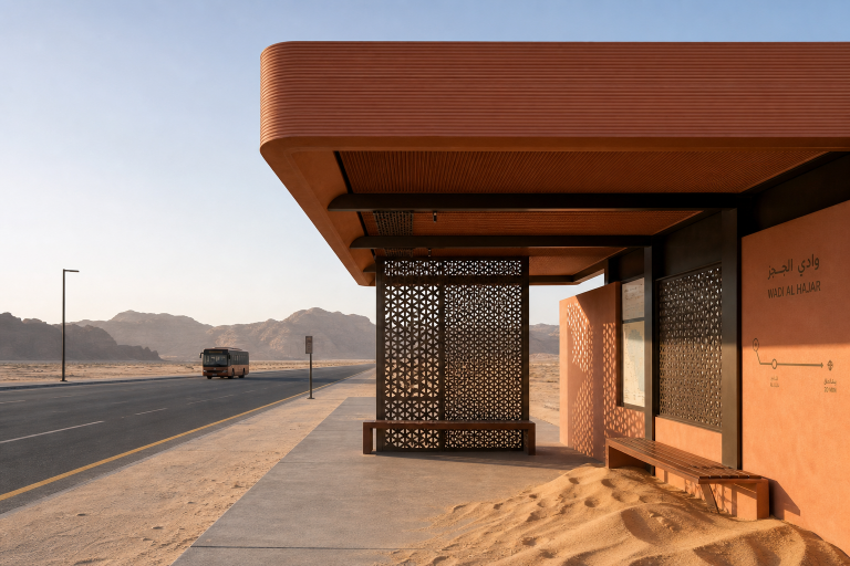 GPT Image 2: Desert Transit Pavilion
