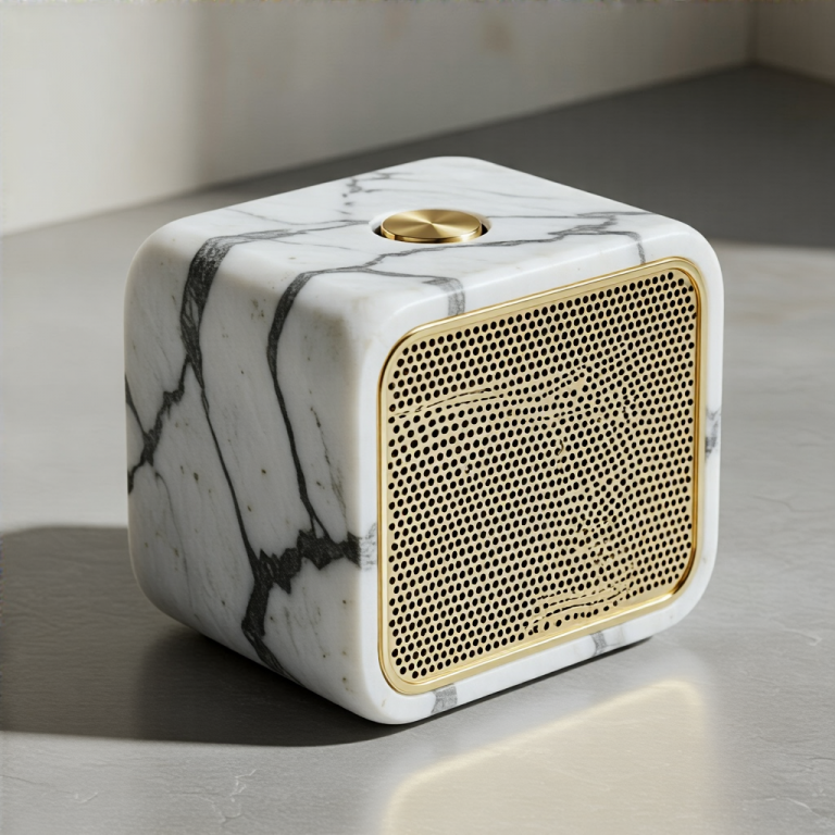HiDream I1 Full: Marble Wave Speaker