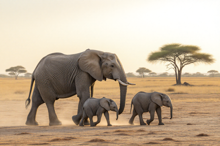 HiDream I1 Dev: Elephant Dust Crossing