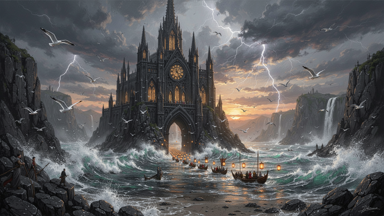 FLUX.2 Dev Turbo: Tide Cathedral Citadel