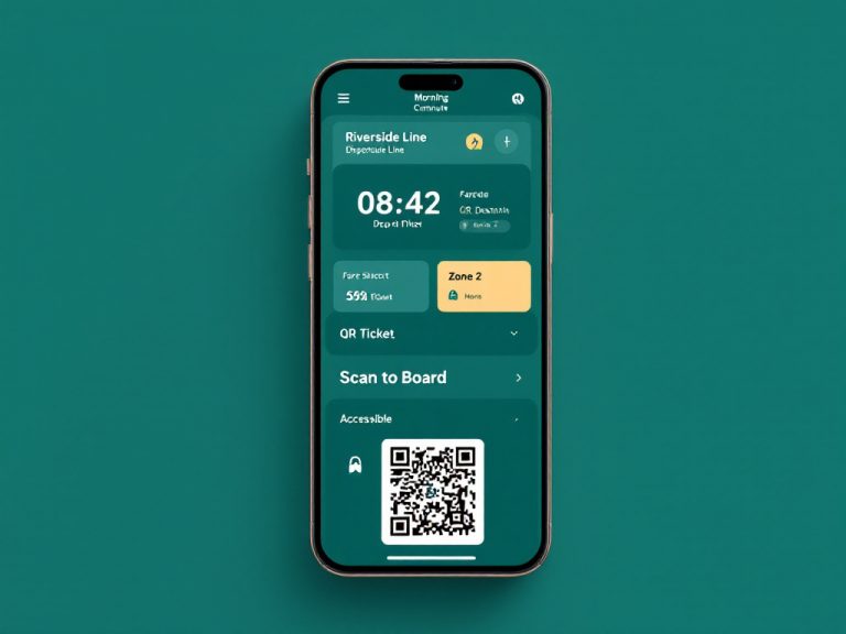 FLUX 1.1 Pro: Metro Ticket Interface