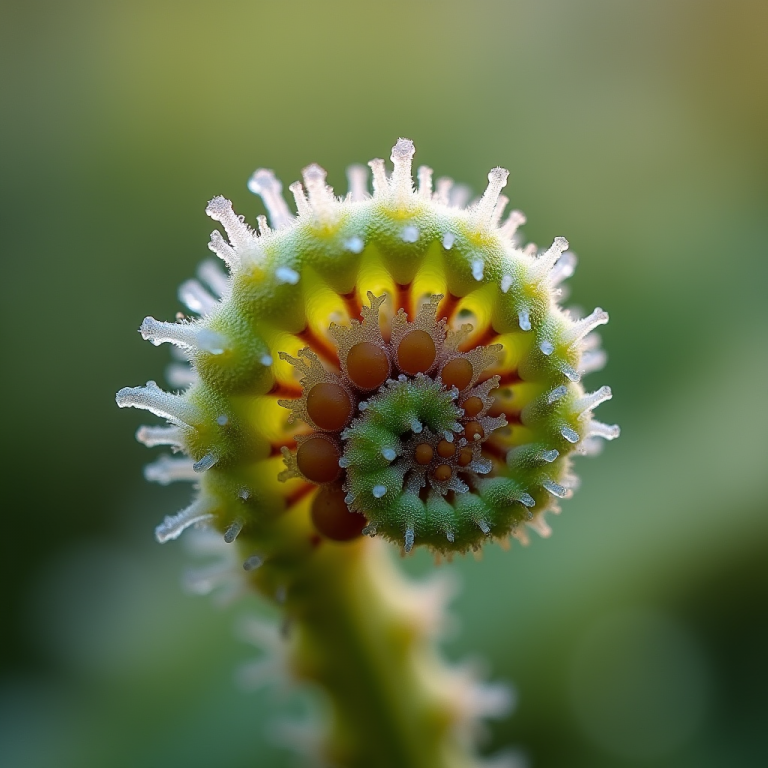 FLUX.1 Dev: Frosted Fern Spores
