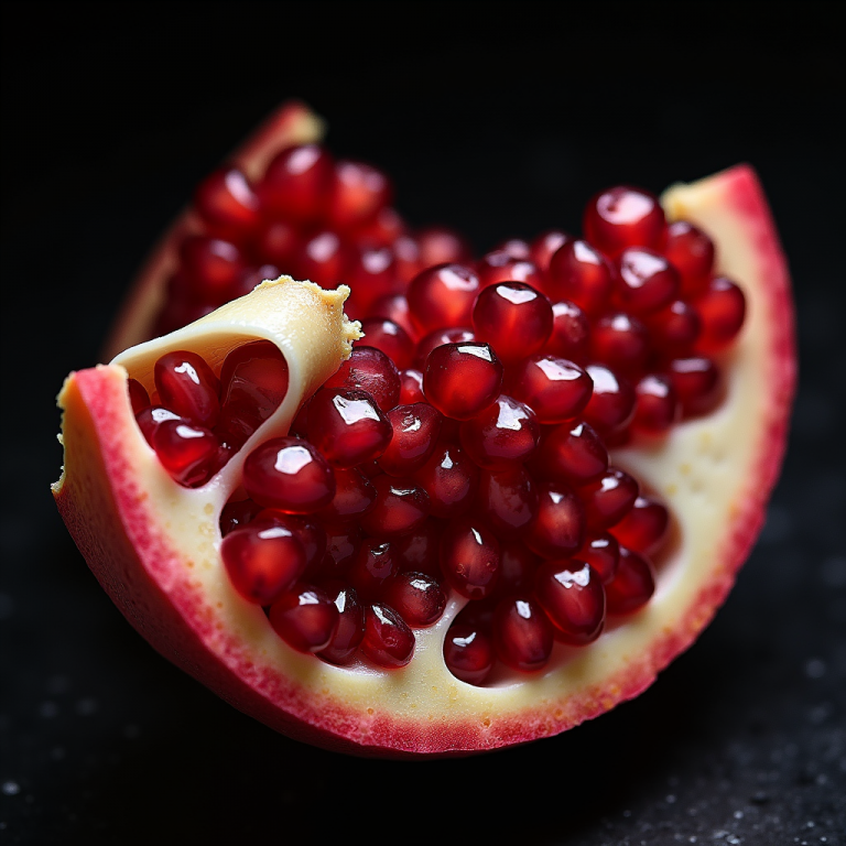 FLUX.1 Dev: Pomegranate Seed Study