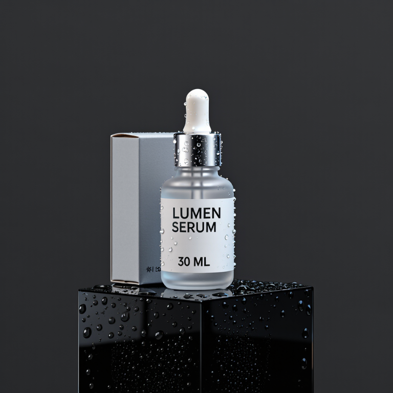 LongCat Image: Lumen Serum Packshot