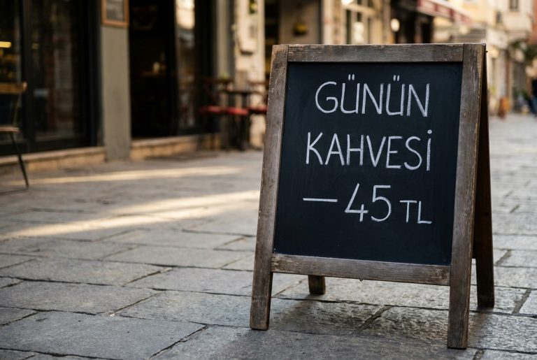 Nano Banana Pro: Turkish Café Board