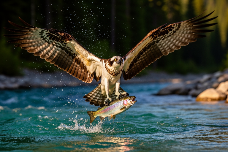 FLUX.2 Flex: Osprey River Catch