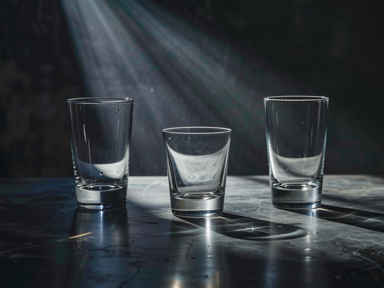 Wan Image Small: Three Glasses, Three Caustics